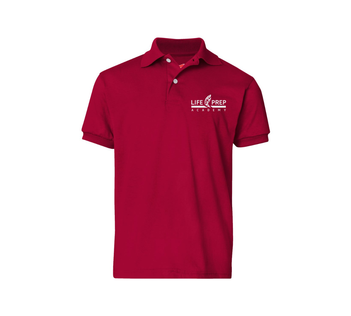 Youth Unisex Red Polo