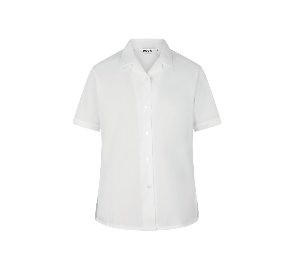 Girl's White Button Up Shirt
